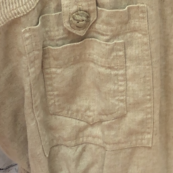 Mzm Tan Jacket Lightweight Sz Medium Made in USA - Picture 3 of 11